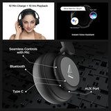 boAt Rockerz 450 Pro Bluetooth Wireless On Ear Headphones with Mic (Luscious Black)